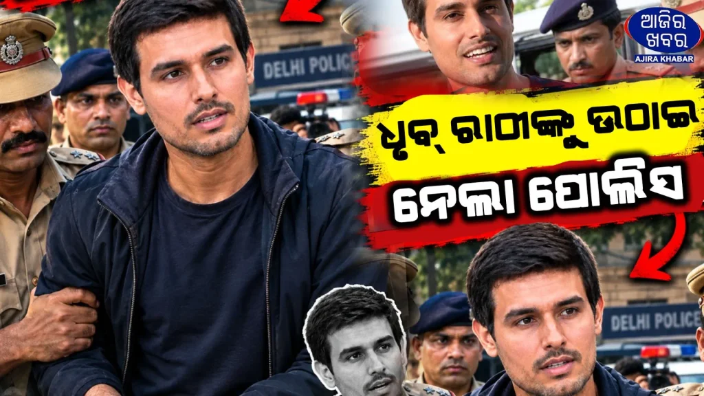 Dhruv Rathee Reportedly Detained in Gurugram Ahead of CJP Protest in Delhi Amid Heightened Security